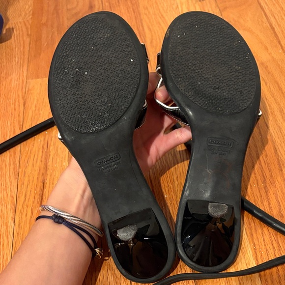 Coach Black Women's kitten heels - Picture 8 of 8